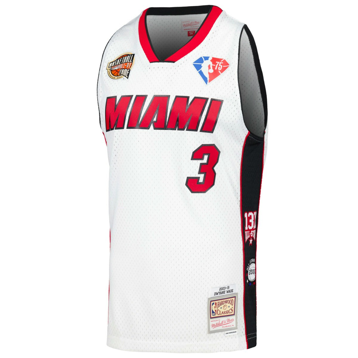 Dwyane Wade Miami Heat Unisex Hall of Fame Class of 2023 Throwback Swingman Jersey - White shop