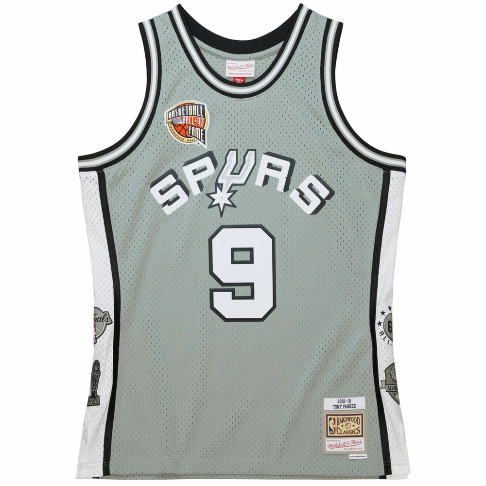 Tony Parker San Antonio Spurs Unisex Hall of Fame Class of 2023 Throwback Swingman Jersey - Gray for sale
