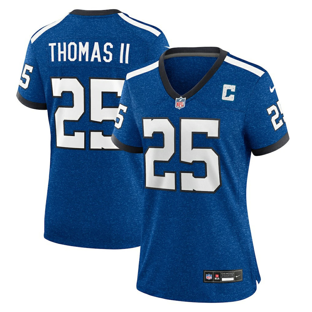 Rodney Thomas II Indianapolis Colts Women's Indiana Nights Alternate Game Jersey - Royal outlet