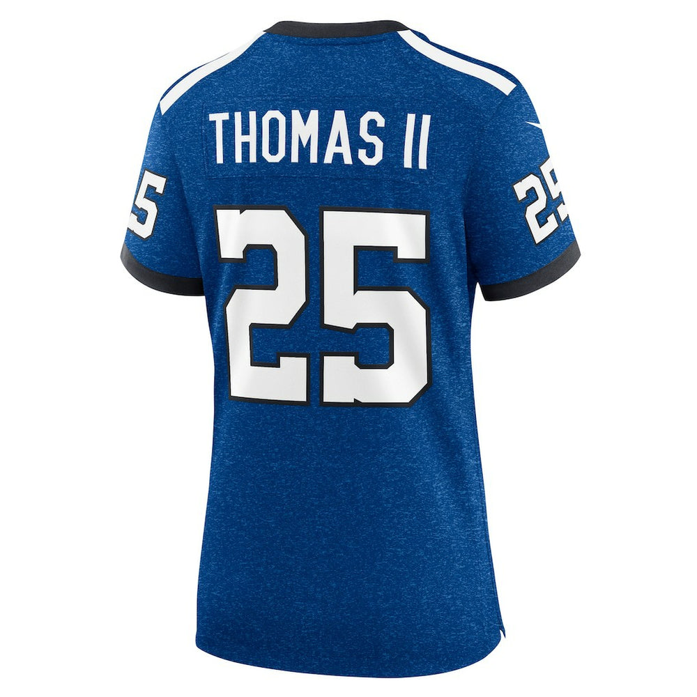 Rodney Thomas II Indianapolis Colts Women's Indiana Nights Alternate Game Jersey - Royal outlet