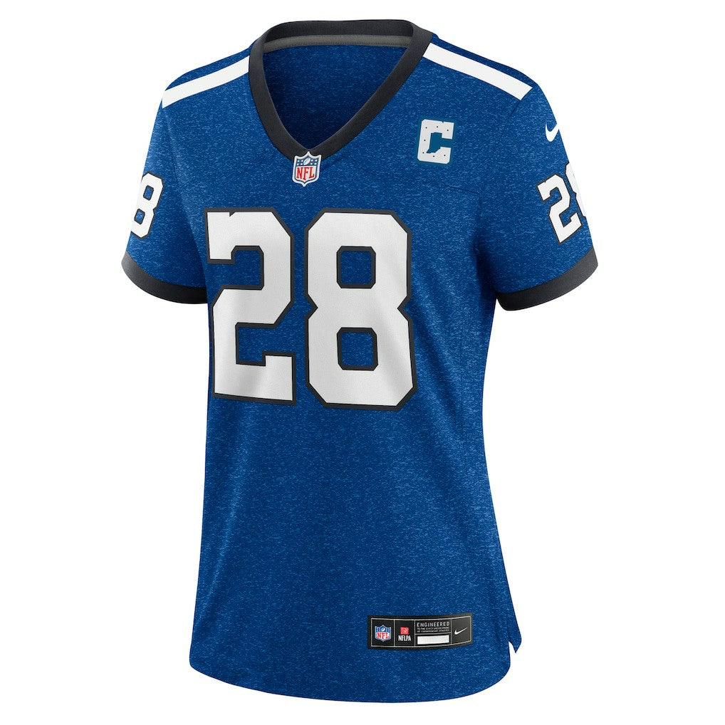 Marshall Faulk Indianapolis Colts Women's Indiana Nights Alternate Game Jersey - Royal outlet