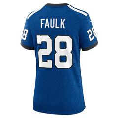 Marshall Faulk Indianapolis Colts Women's Indiana Nights Alternate Game Jersey - Royal outlet