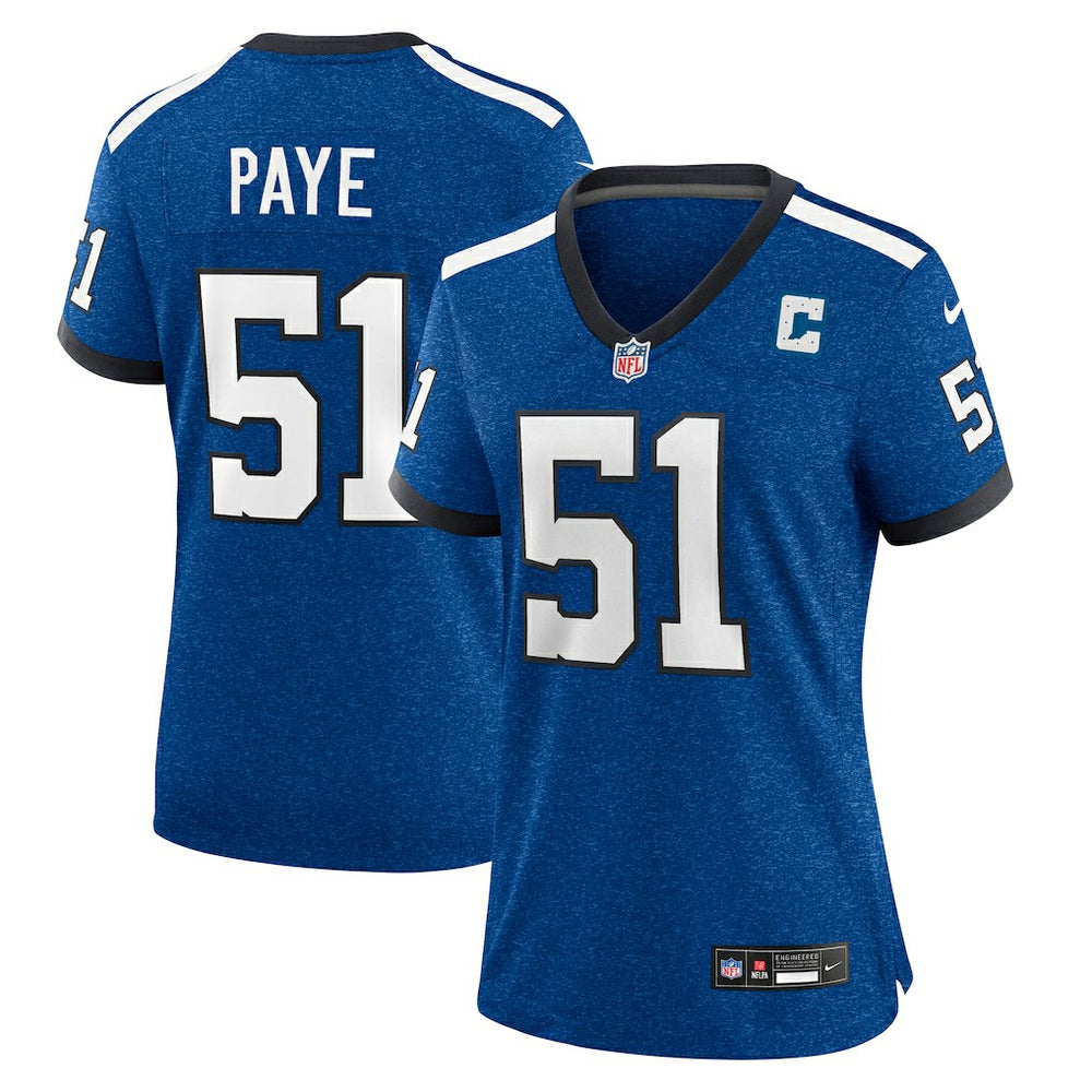 Kwity Paye Indianapolis Colts Women's Indiana Nights Alternate Game Jersey - Royal cheap