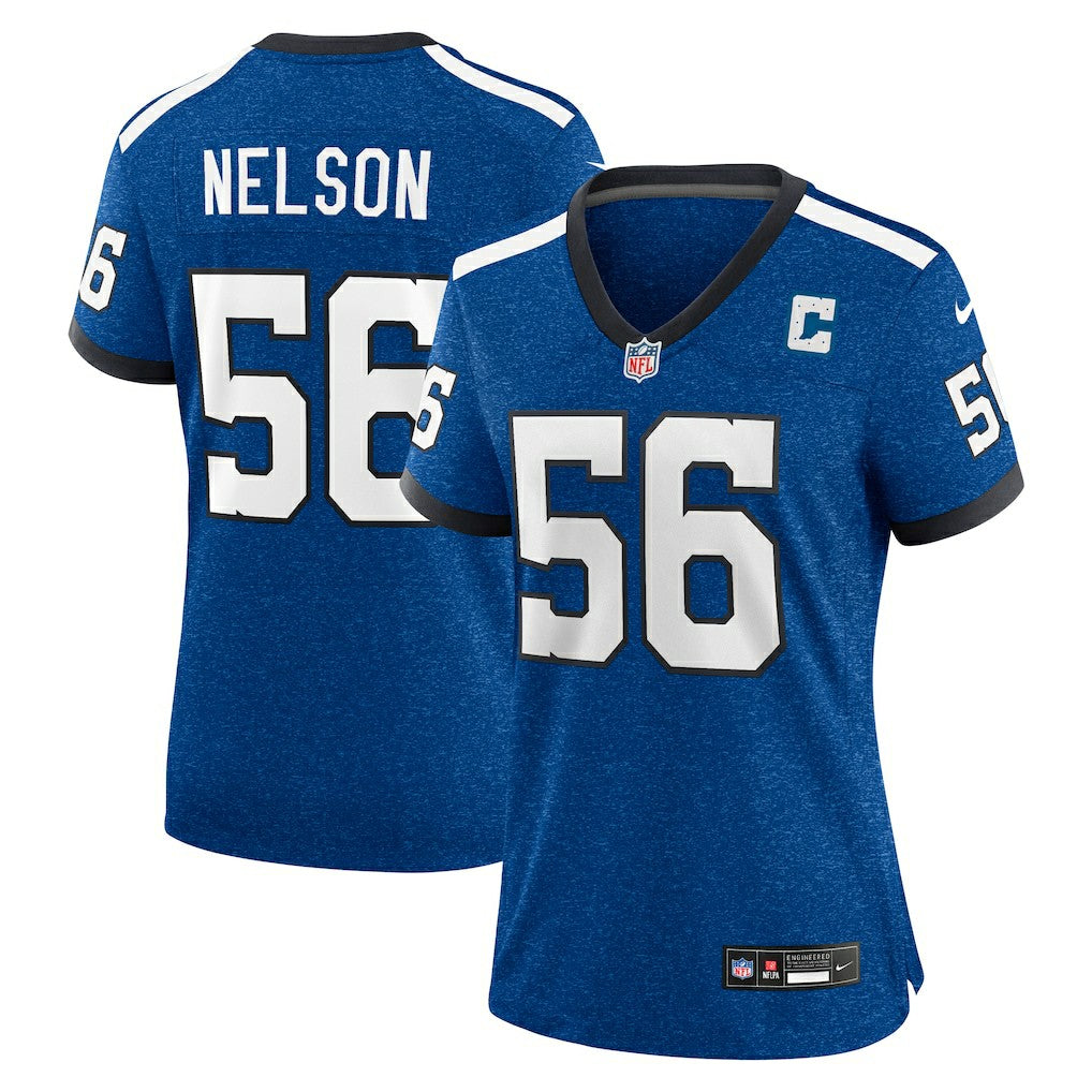 Quenton Nelson Indianapolis Colts Women's Indiana Nights Alternate Game Jersey - Royal online