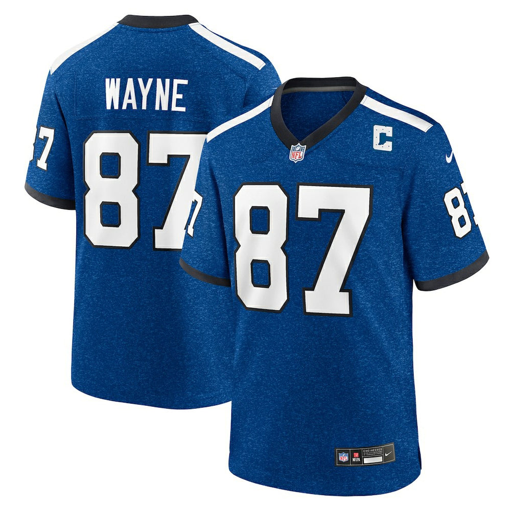 Reggie Wayne Indianapolis Colts Retired Player Alternate Game Jersey - Blue sale