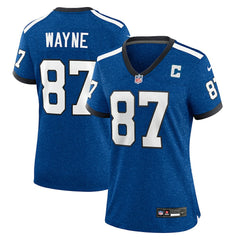 Reggie Wayne Indianapolis Colts Women's Indiana Nights Alternate Game Jersey - Royal outlet