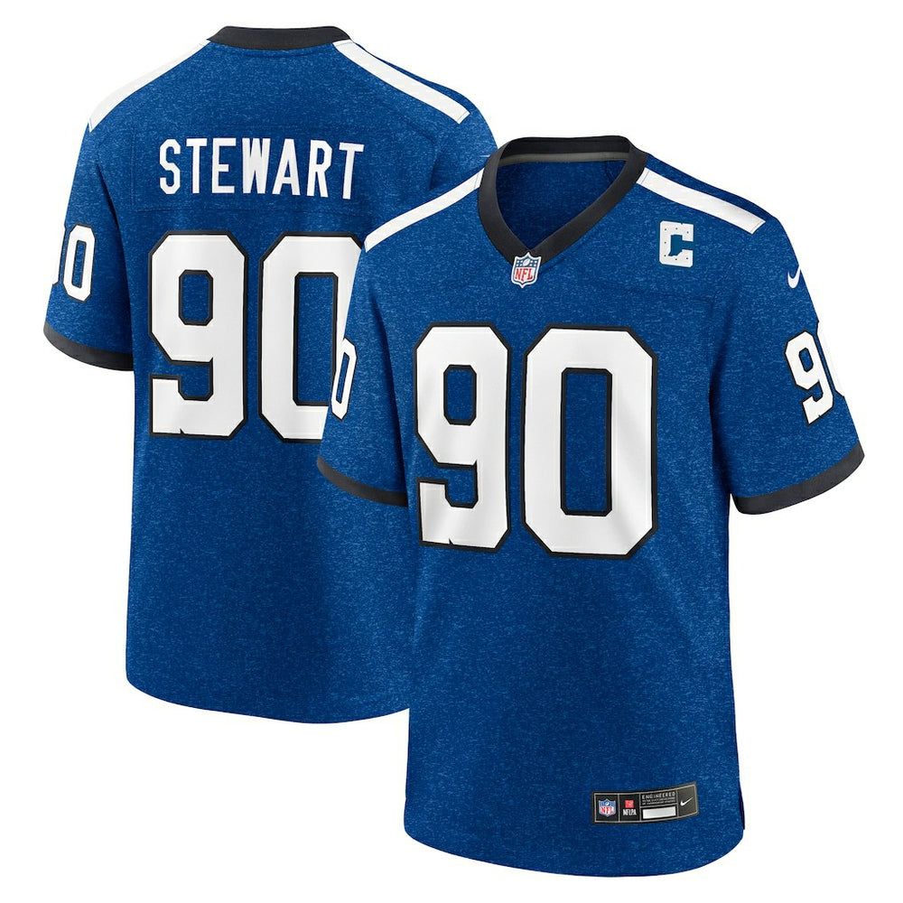 Grover Stewart Indianapolis Colts Alternate Game Jersey - Blue online