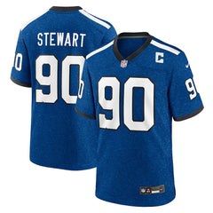 Grover Stewart Indianapolis Colts Alternate Game Jersey - Blue online