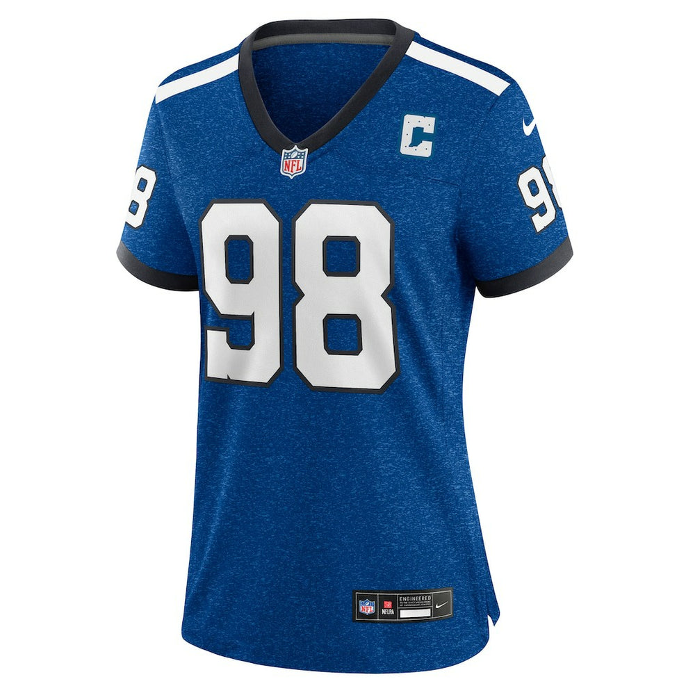 Tony Siragusa Indianapolis Colts Women's Indiana Nights Alternate Game Jersey - Royal outlet