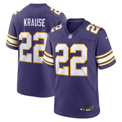 Paul Krause Minnesota Vikings Retired Player Alternate Game Jersey - Purple on sale