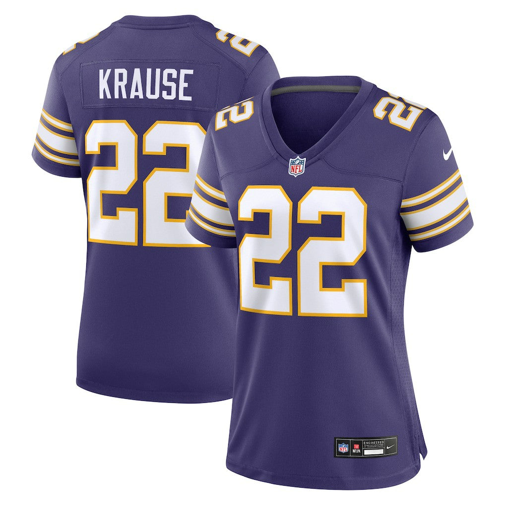 Paul Krause Minnesota Vikings Women's Classic Retired Player Jersey - Purple outlet