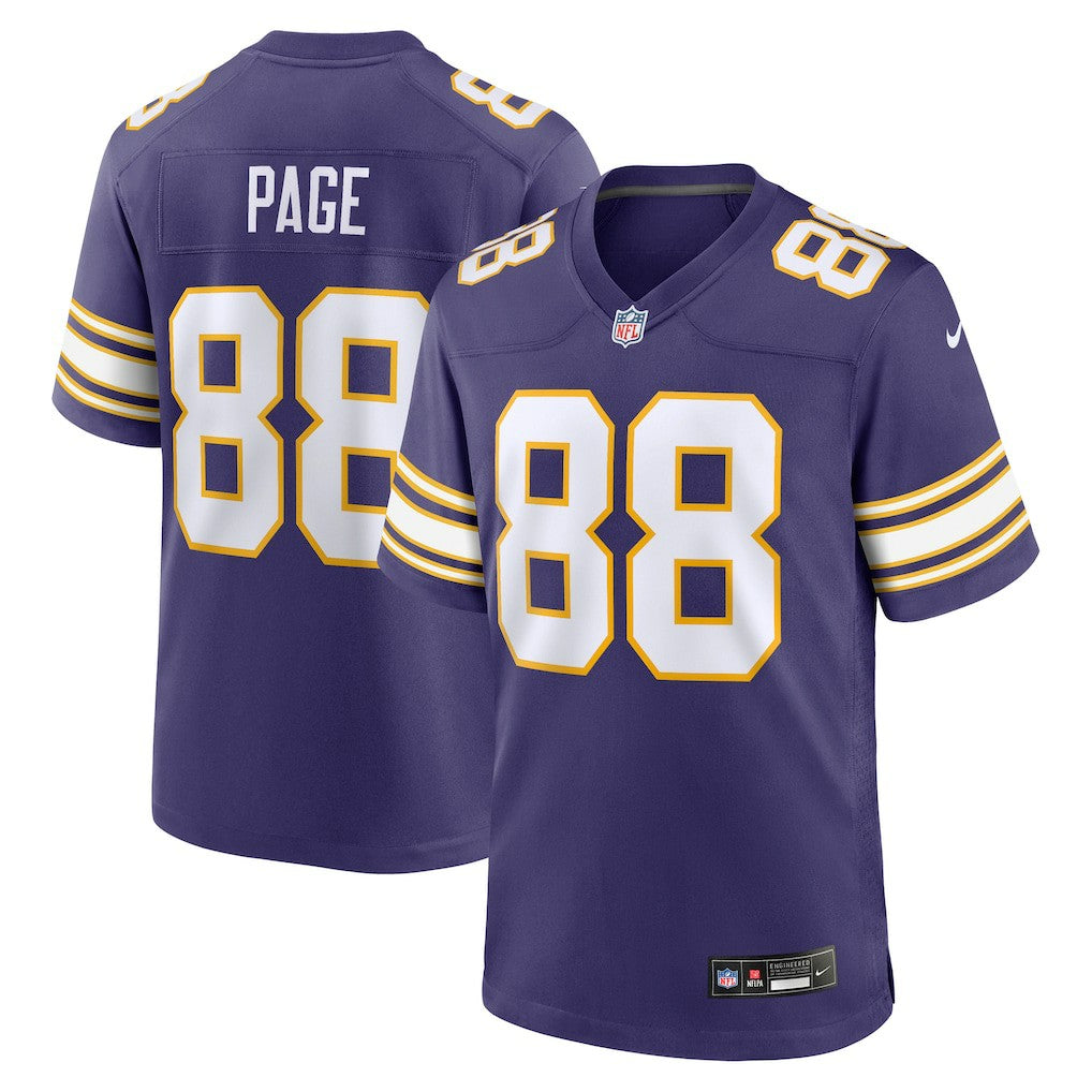 Alan Page Minnesota Vikings Retired Player Alternate Game Jersey - Purple discount