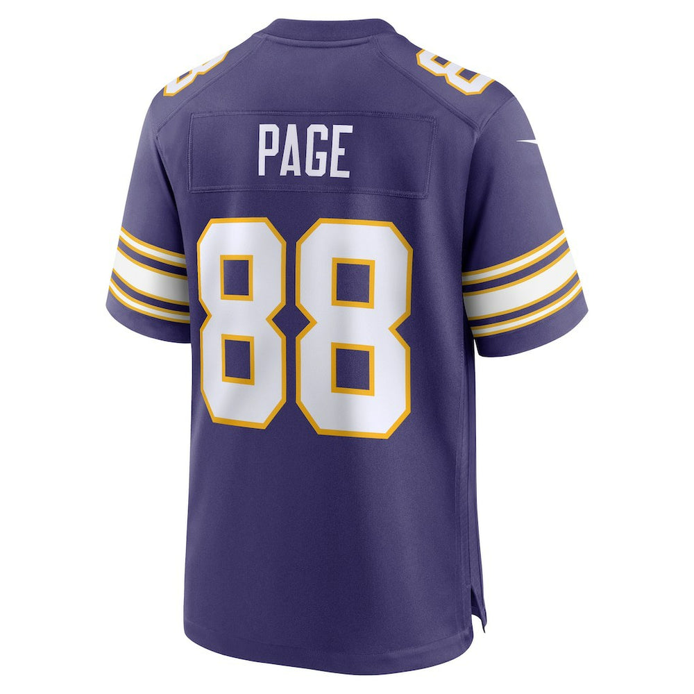 Alan Page Minnesota Vikings Retired Player Alternate Game Jersey - Purple discount