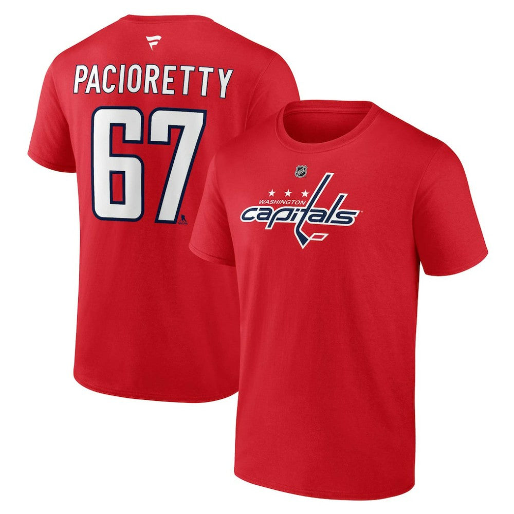 Max Pacioretty Washington Capitals Fanatics Authentic Stack Name & Number T-Shirt - Red T-shirts