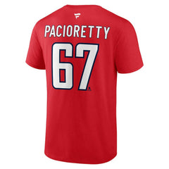 Max Pacioretty Washington Capitals Fanatics Authentic Stack Name & Number T-Shirt - Red T-shirts