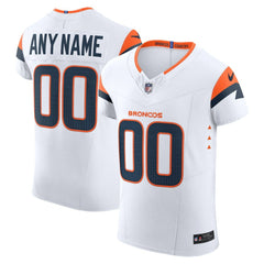 Denver Broncos Vapor F.U.S.E. Elite Custom Jersey - White discount