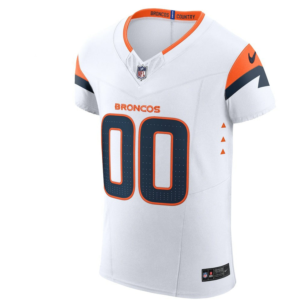 Denver Broncos Vapor F.U.S.E. Elite Custom Jersey - White discount