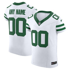 New York Jets Vapor F.U.S.E. Elite Custom Jersey - White sale