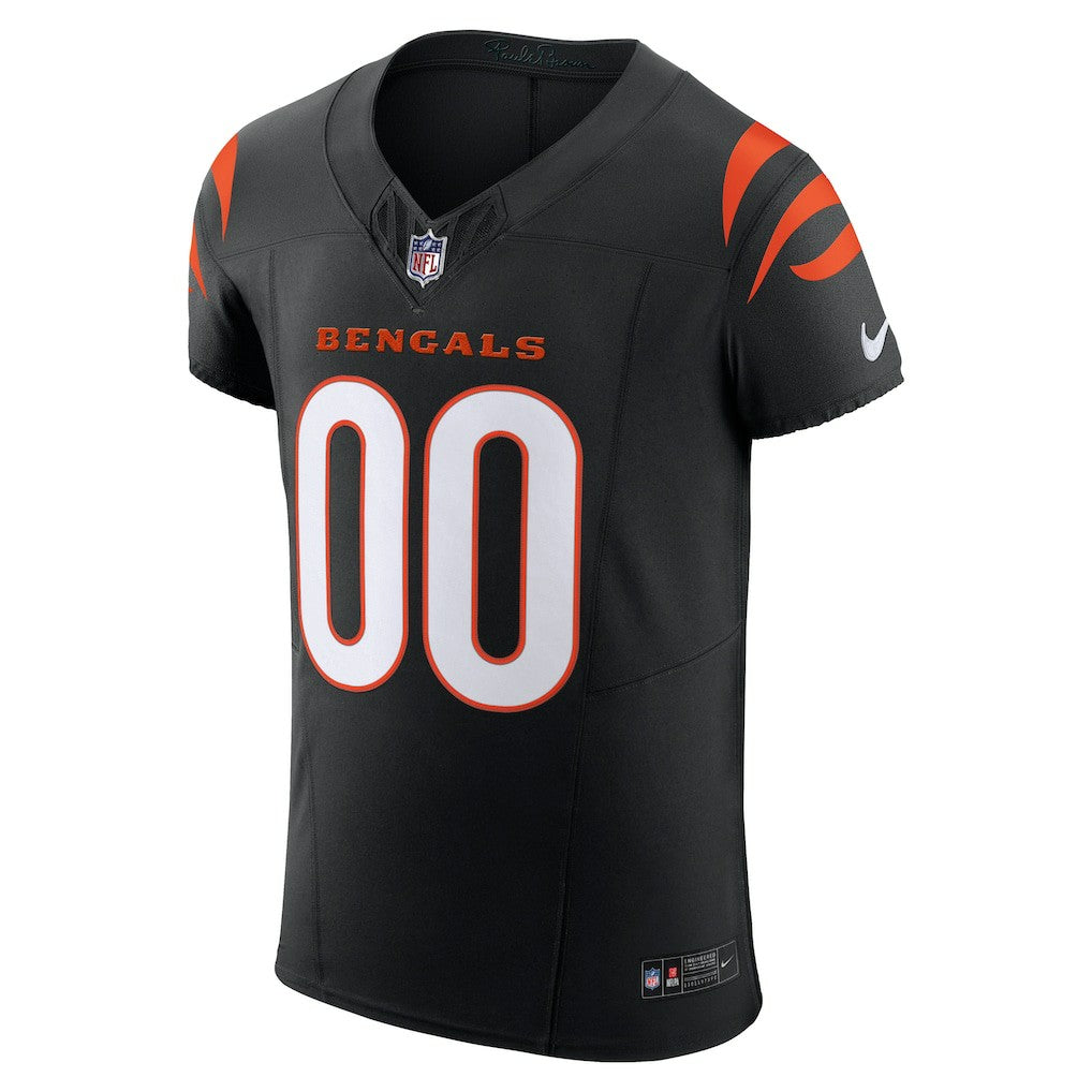 Cincinnati Bengals Team Vapor F.U.S.E. Elite Custom Jersey - Black discount