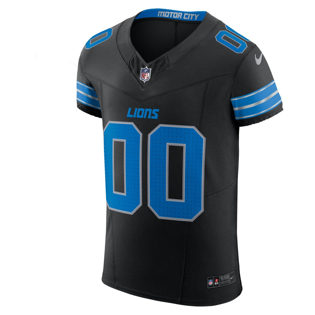 Detroit Lions Alternate Vapor F.U.S.E. Elite Custom Jersey - Black sale