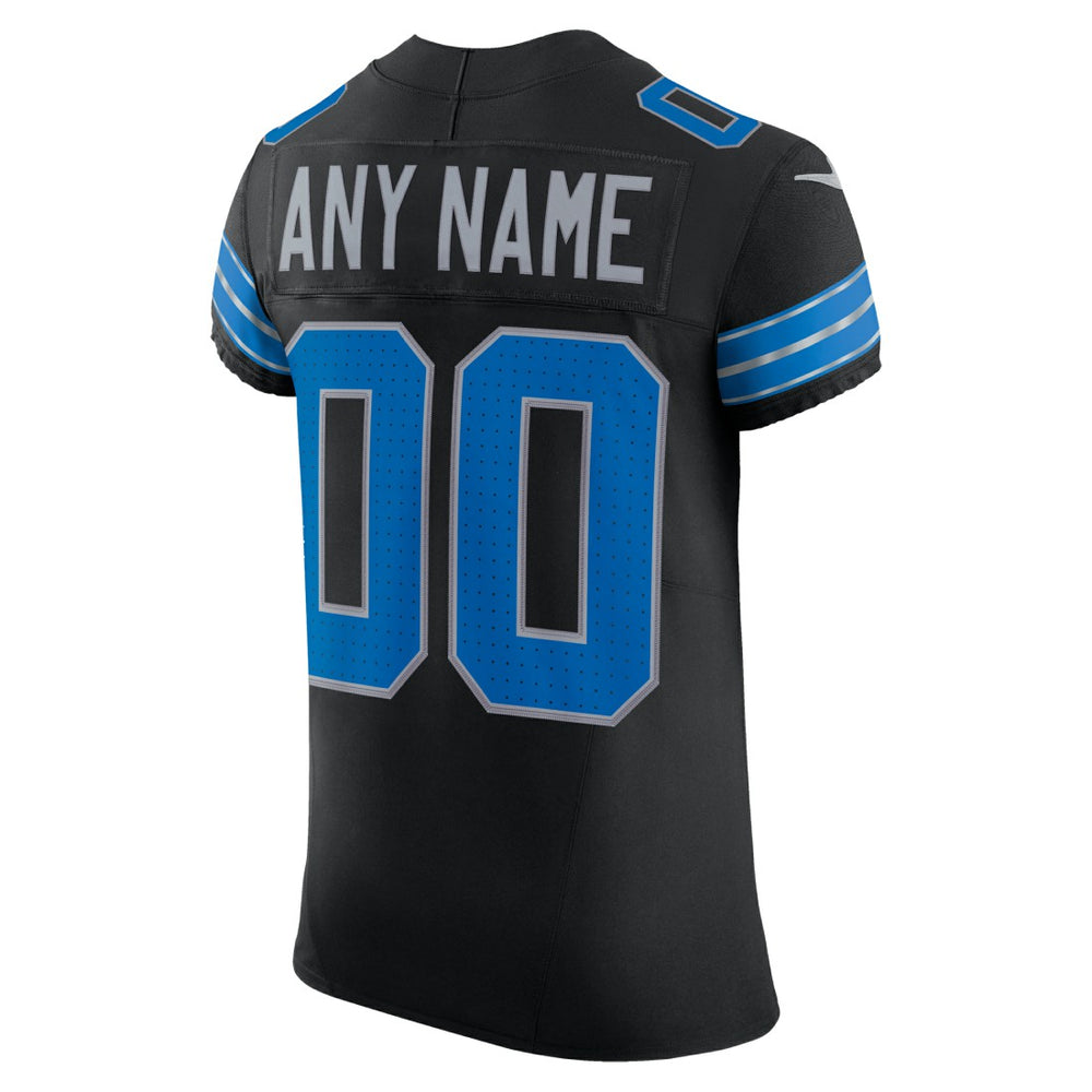 Detroit Lions Alternate Vapor F.U.S.E. Elite Custom Jersey - Black sale