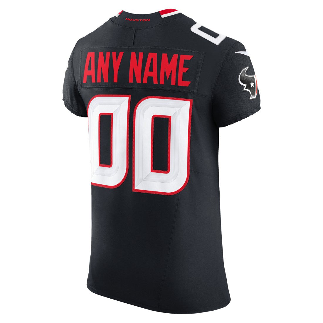 Houston Texans Team Vapor F.U.S.E. Elite Custom Jersey - Navy online