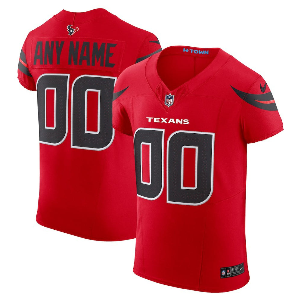 Houston Texans Alternate Vapor F.U.S.E. Elite Custom Jersey - Red cheap
