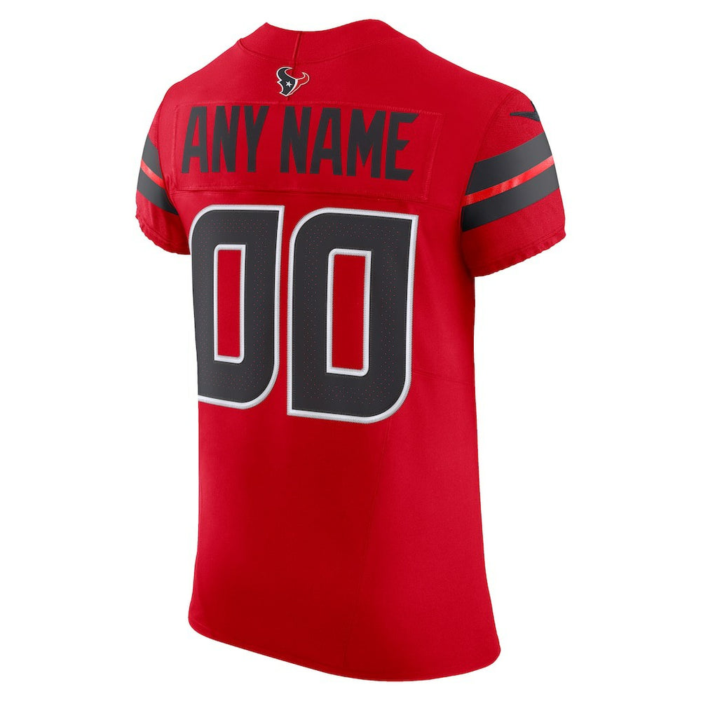 Houston Texans Alternate Vapor F.U.S.E. Elite Custom Jersey - Red cheap