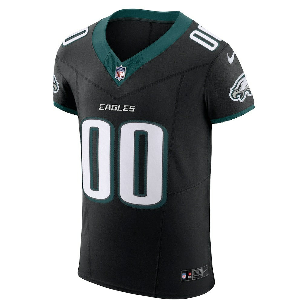 Philadelphia Eagles Alternate Vapor F.U.S.E. Elite Custom Jersey - Black on sale