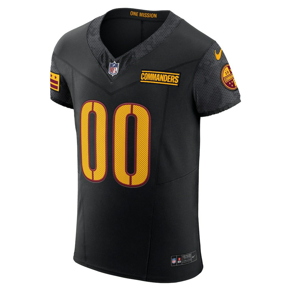 Washington Commanders Alternate Vapor F.U.S.E. Elite Custom Jersey - Black on sale