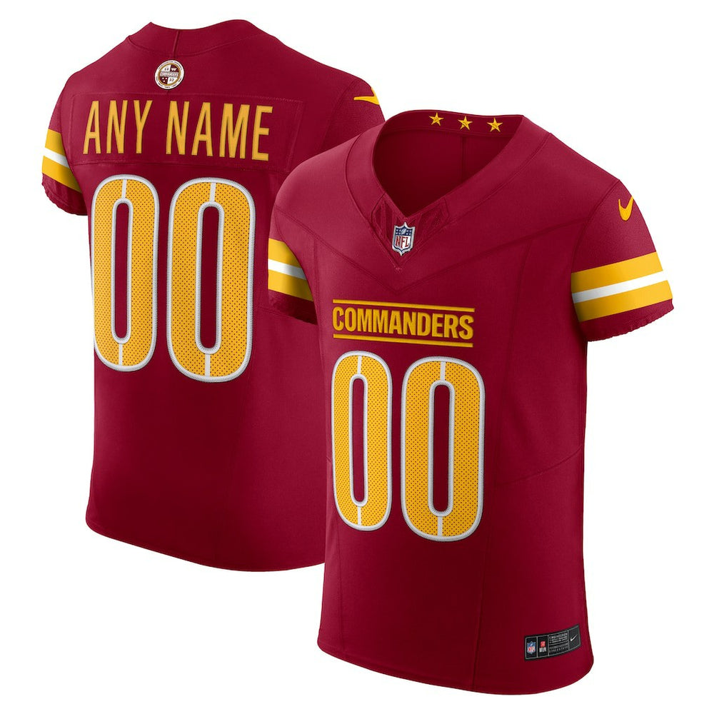 Washington Commanders Team Vapor F.U.S.E. Elite Custom Jersey - Burgundy online