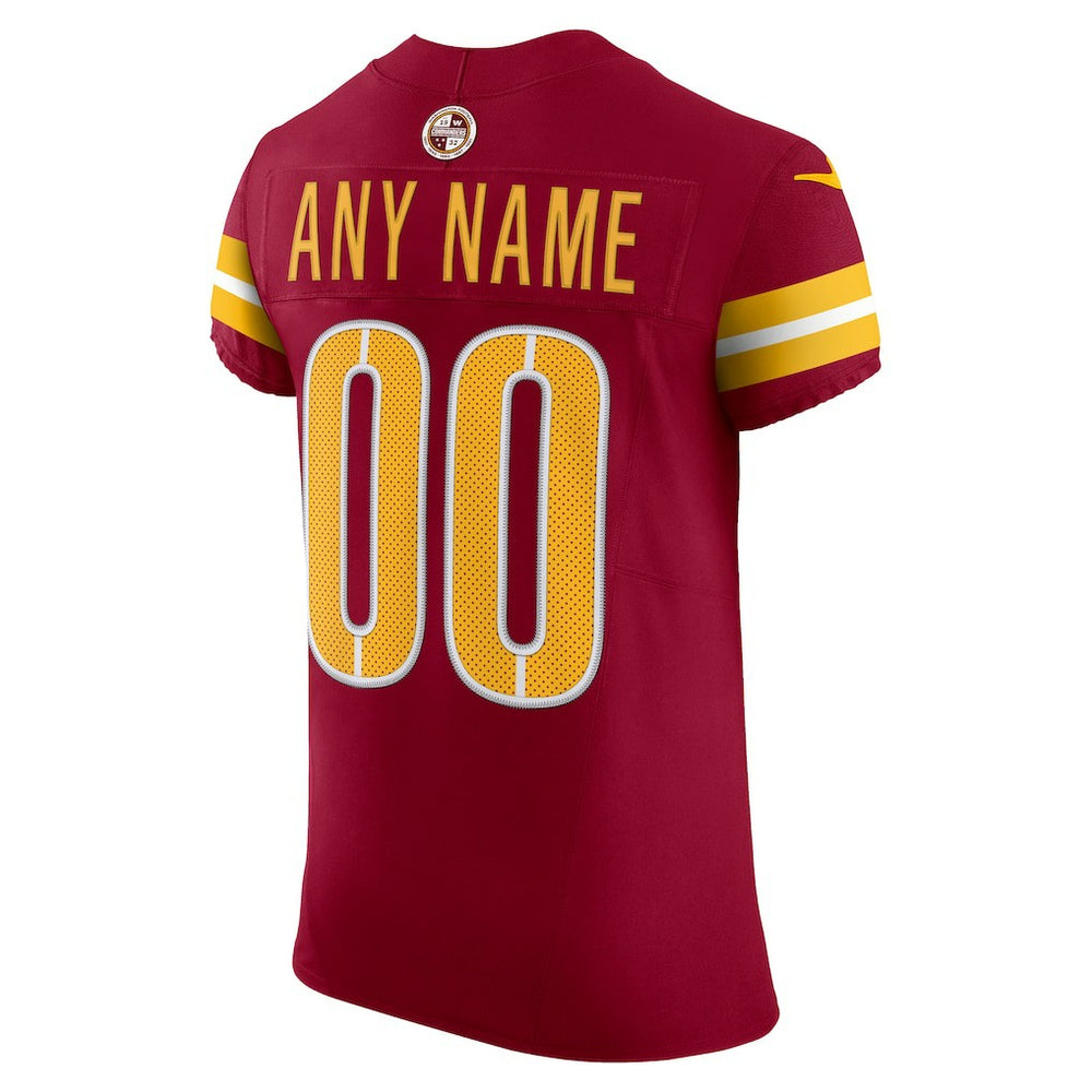 Washington Commanders Team Vapor F.U.S.E. Elite Custom Jersey - Burgundy online