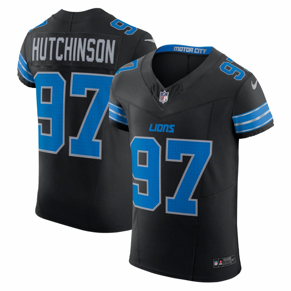 Aidan Hutchinson Detroit Lions Alternate Vapor F.U.S.E. Elite Jersey - Black discount