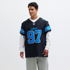 Aidan Hutchinson Detroit Lions Alternate Vapor F.U.S.E. Elite Jersey - Black discount