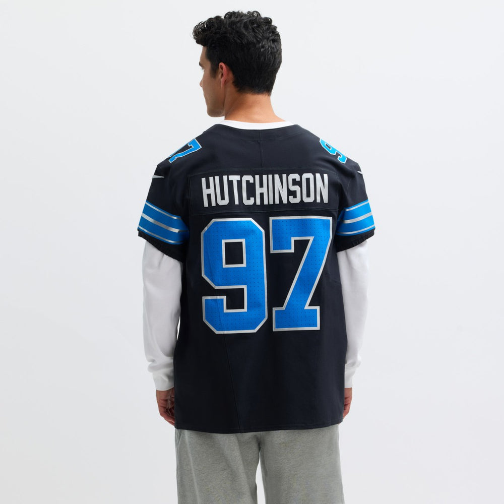 Aidan Hutchinson Detroit Lions Alternate Vapor F.U.S.E. Elite Jersey - Black discount
