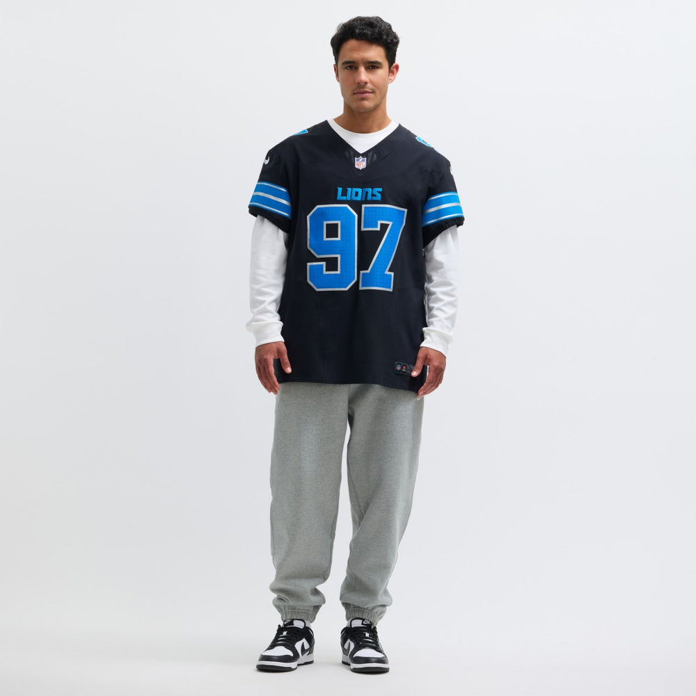 Aidan Hutchinson Detroit Lions Alternate Vapor F.U.S.E. Elite Jersey - Black discount