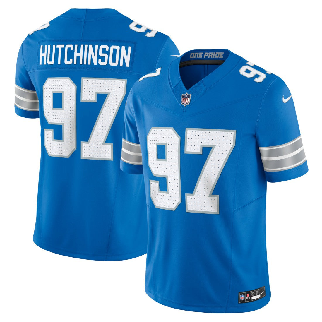 Aidan Hutchinson Detroit Lions Team Vapor F.U.S.E. Limited Jersey - Blue sale