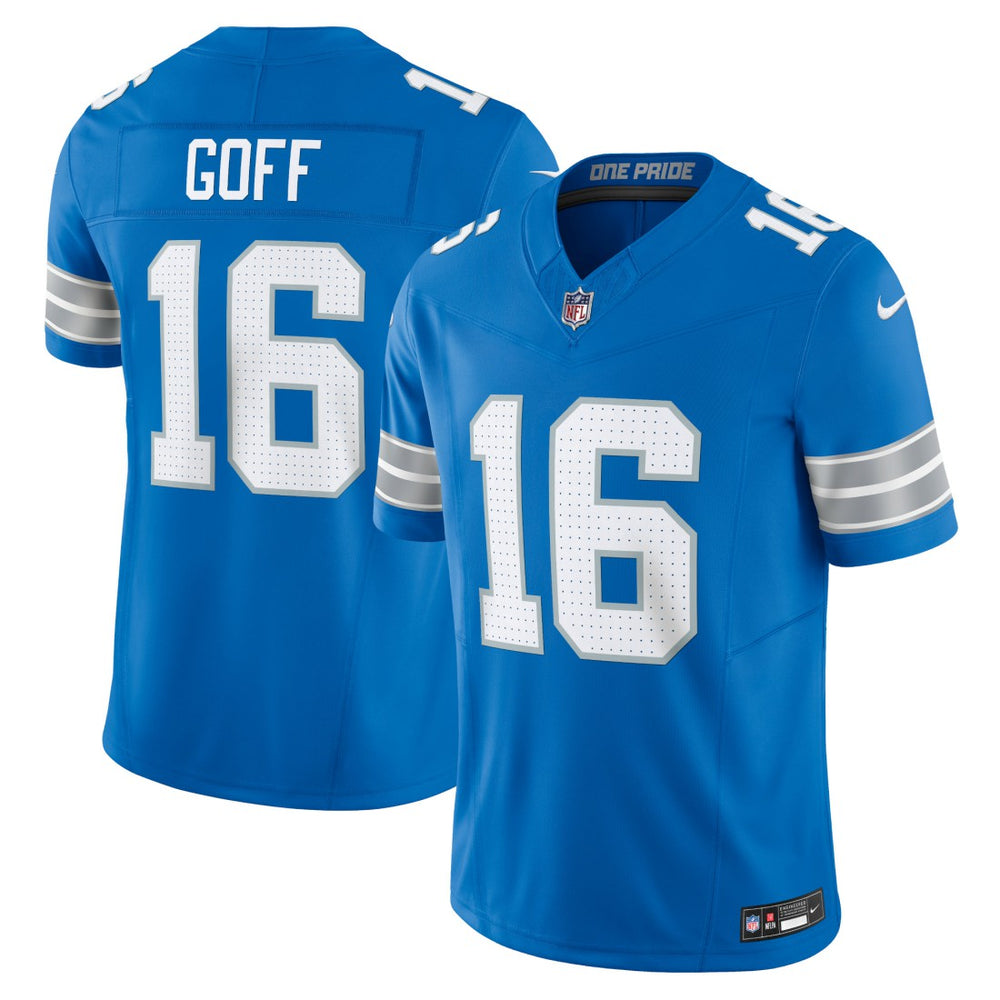 Jared Goff Detroit Lions Vapor F.U.S.E. Limited Jersey - Blue sale