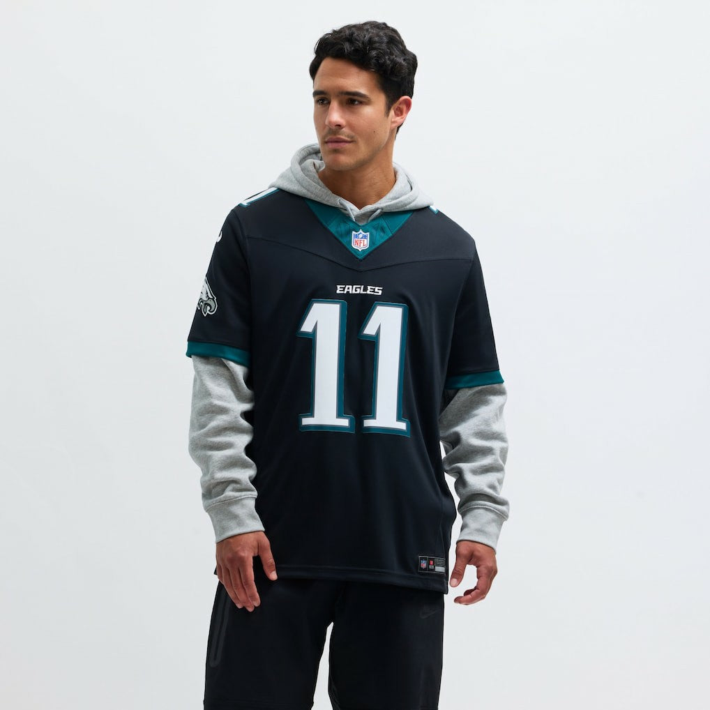 A.J. Brown Philadelphia Eagles Alternate Vapor F.U.S.E. Limited Jersey - Black sale