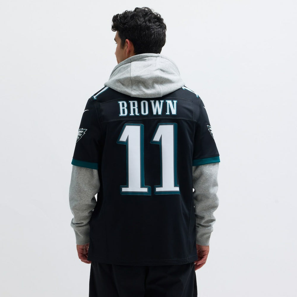 A.J. Brown Philadelphia Eagles Alternate Vapor F.U.S.E. Limited Jersey - Black sale