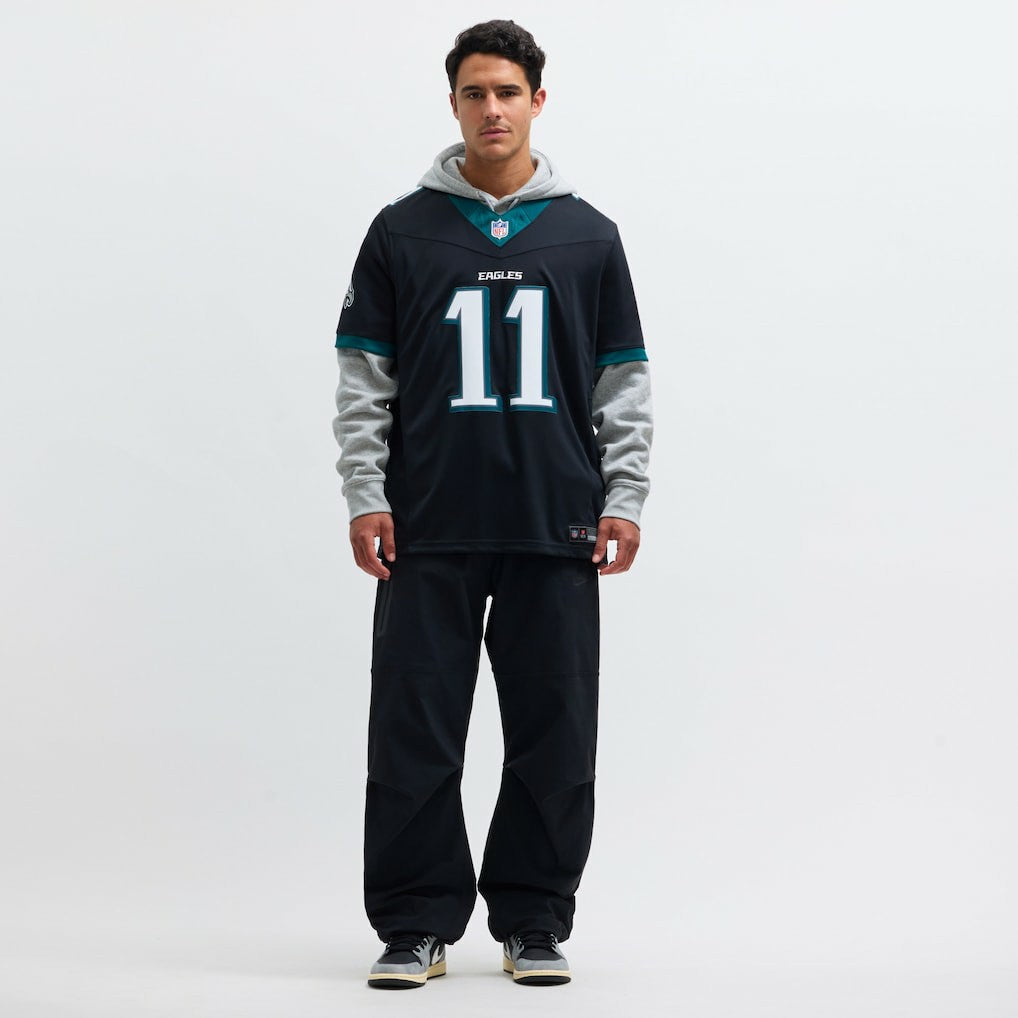 A.J. Brown Philadelphia Eagles Alternate Vapor F.U.S.E. Limited Jersey - Black sale