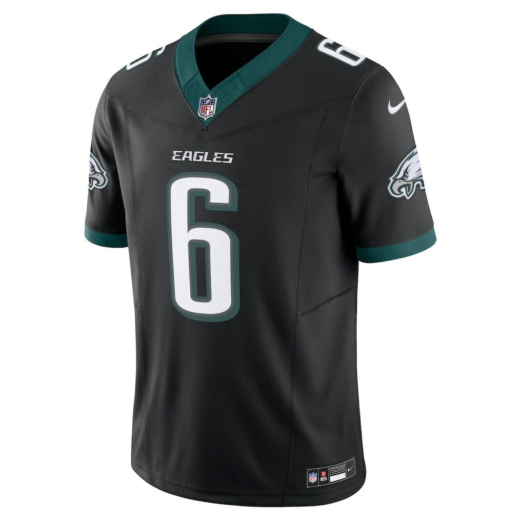DeVonta Smith Philadelphia Eagles Alternate Vapor F.U.S.E. Limited Jersey - Black on sale