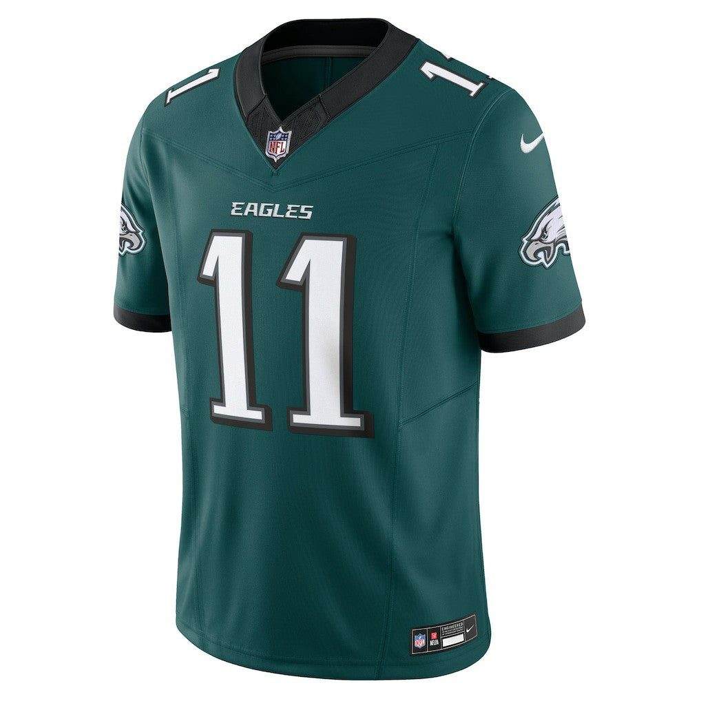 A.J. Brown Philadelphia Eagles Vapor F.U.S.E. Limited Jersey - Midnight Green on sale
