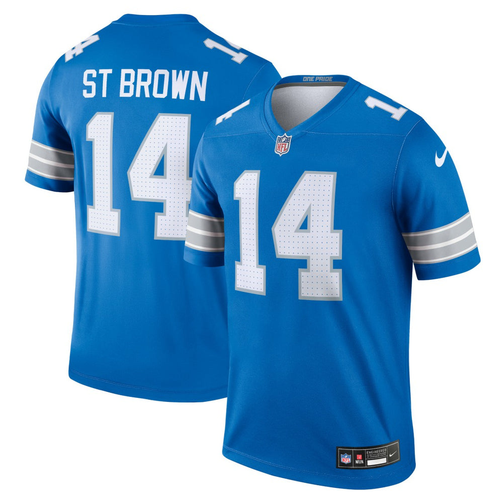 Amon-Ra St. Brown Detroit Lions Legend Player Performance Top - Blue for sale