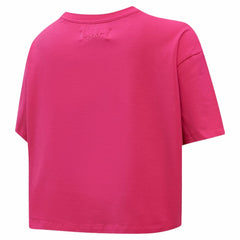 New York Rangers Pro Standard Women's Triple Pink Cropped Boxy T-Shirt T-shirts