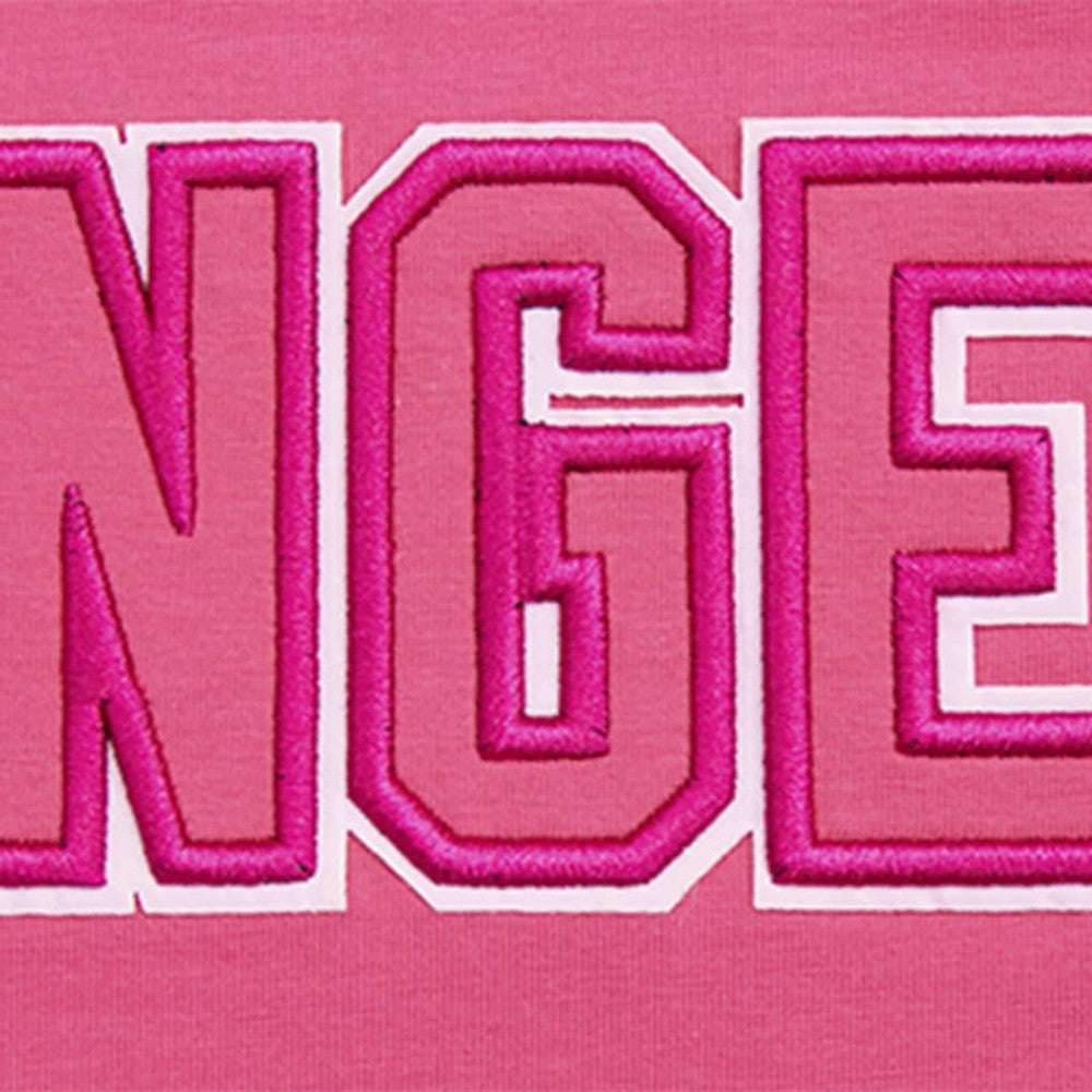 New York Rangers Pro Standard Women's Triple Pink Cropped Boxy T-Shirt T-shirts