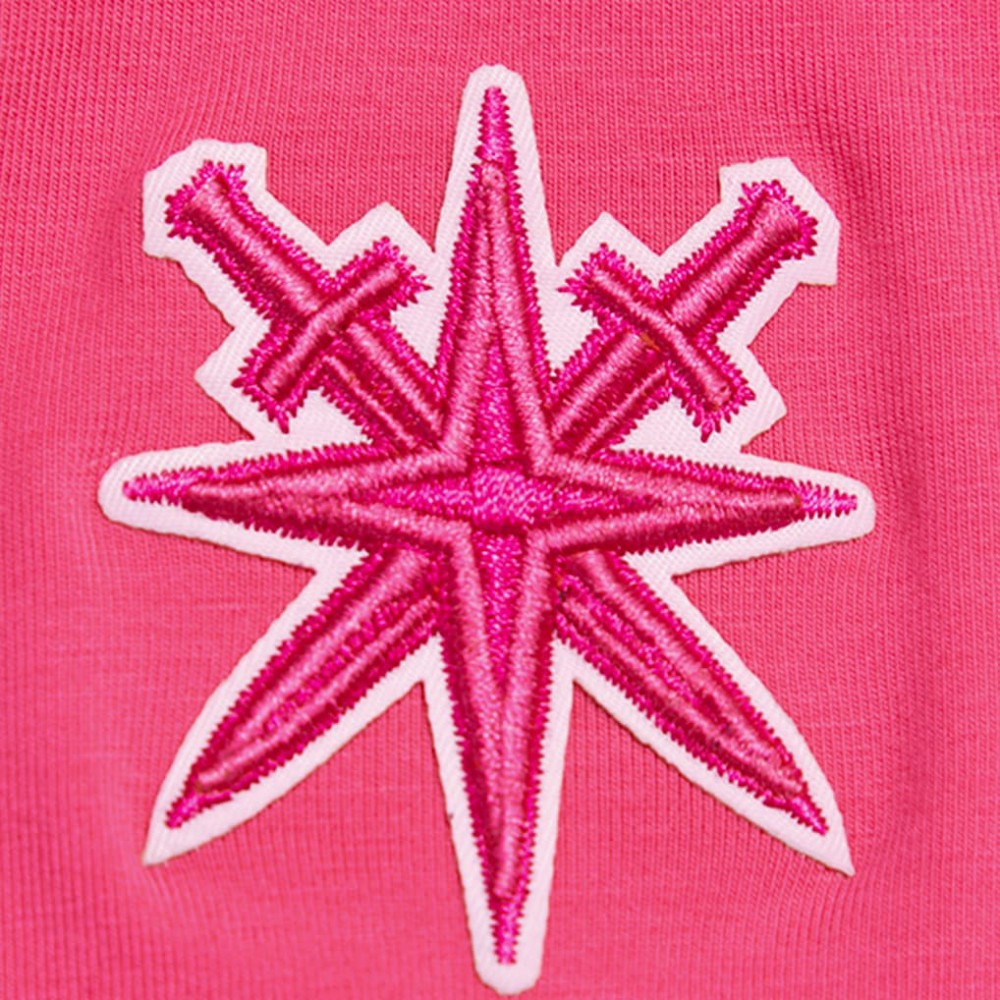 Vegas Golden Knights Pro Standard Women's Triple Pink Cropped Boxy T-Shirt T-shirts