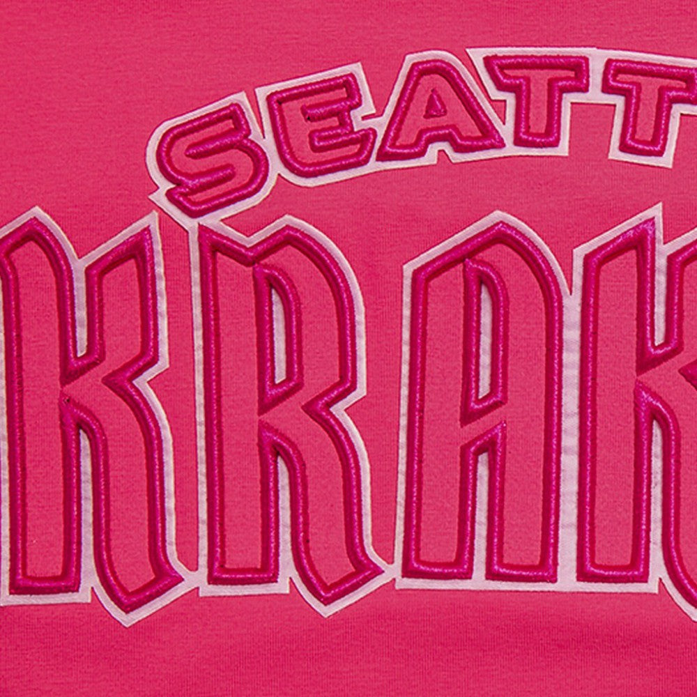 Seattle Kraken Pro Standard Women's Triple Pink Cropped Boxy T-Shirt T-shirts