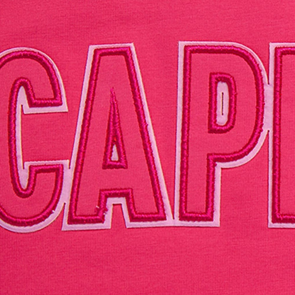 Washington Capitals Pro Standard Women's Triple Pink Cropped Boxy T-Shirt T-shirts
