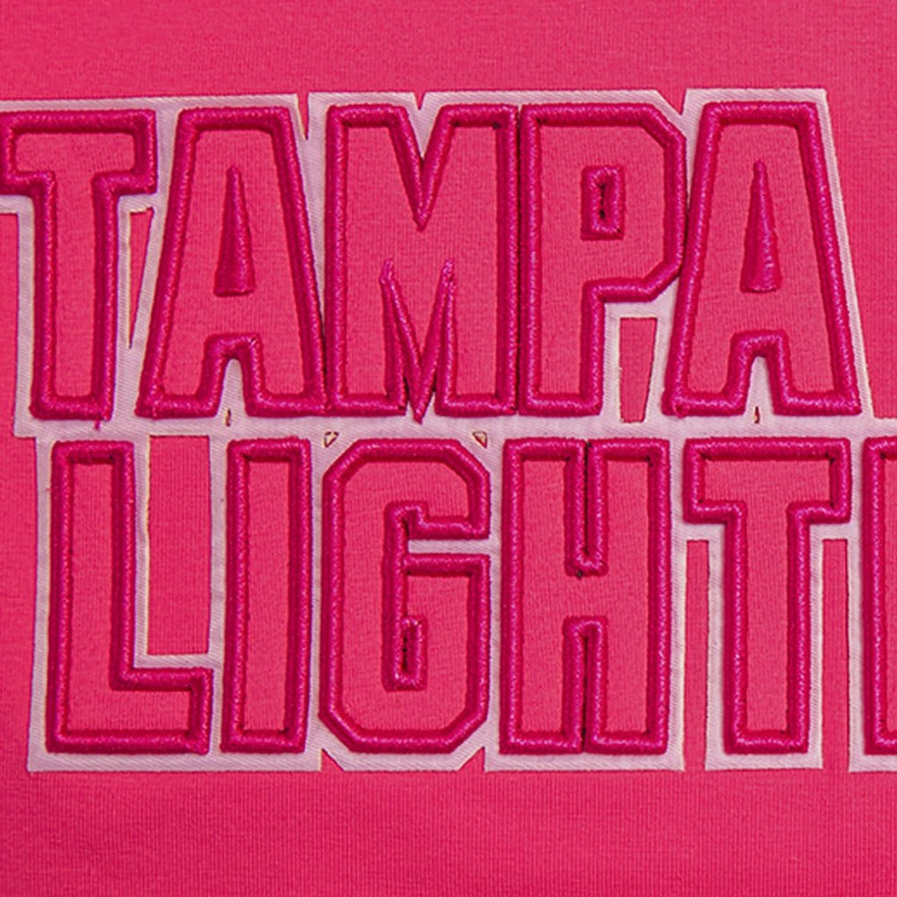 Tampa Bay Lightning Pro Standard Women's Triple Pink Cropped Boxy T-Shirt T-shirts